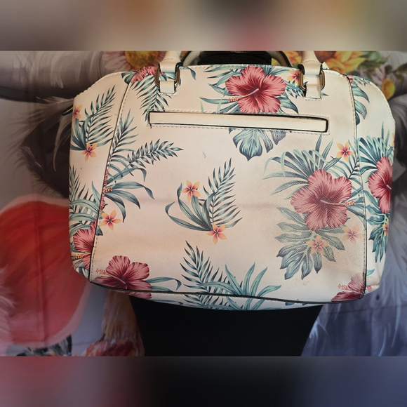 Guess Vintage Floral Satchel Bag - Picture 4 of 16